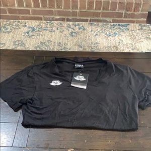 Engineered Life Black V Neck